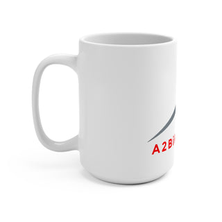 A2Bikes Logo Mug – 15oz Ceramic Coffee Cup