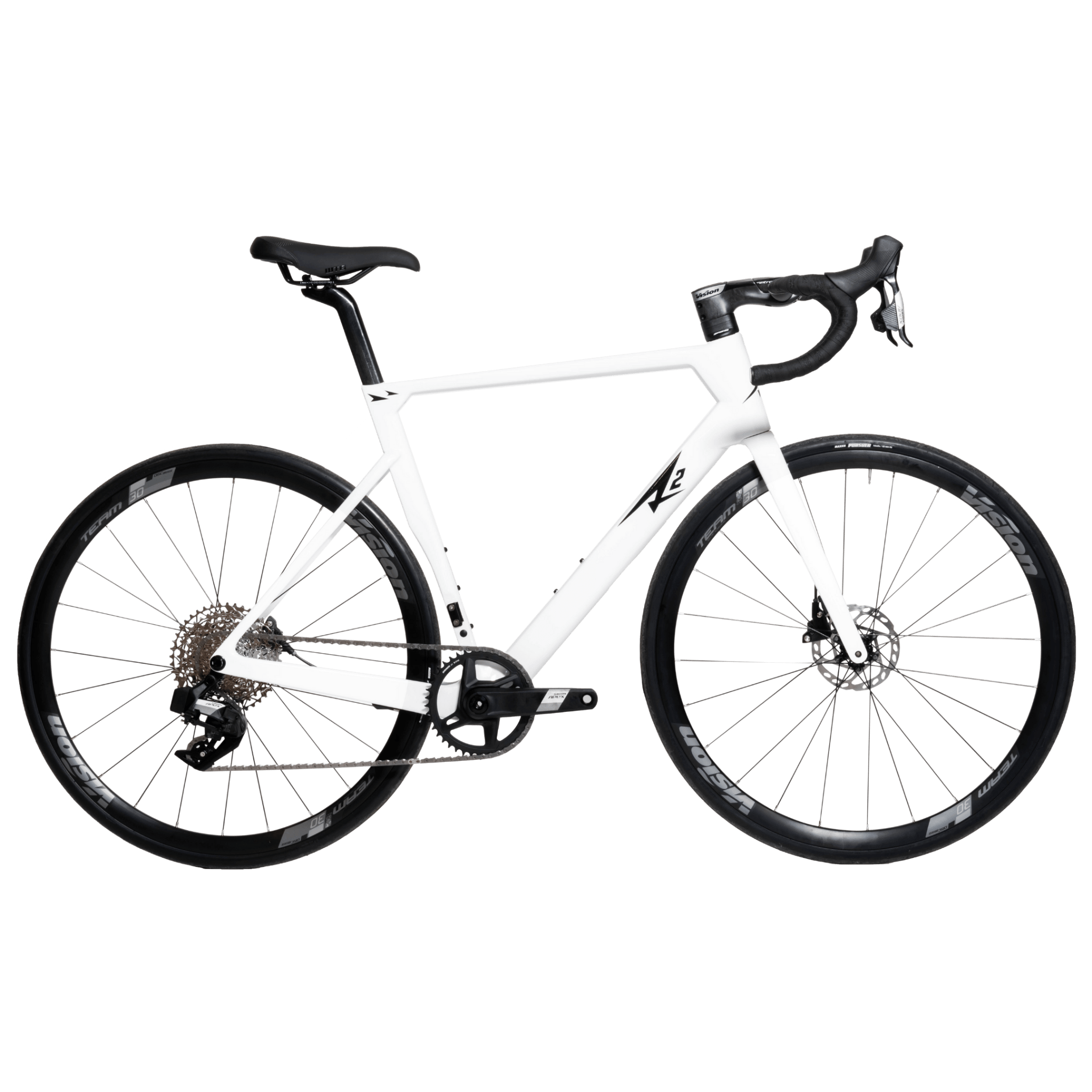 Glossy White and Black