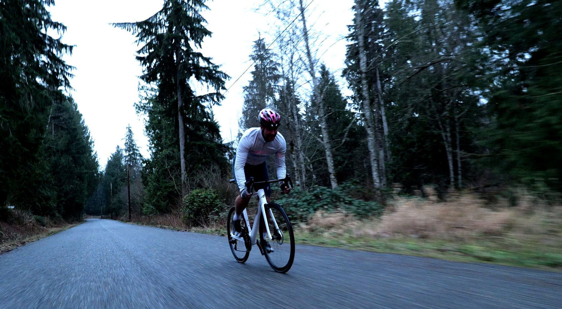 A2 Rogue all-road bike on an open road